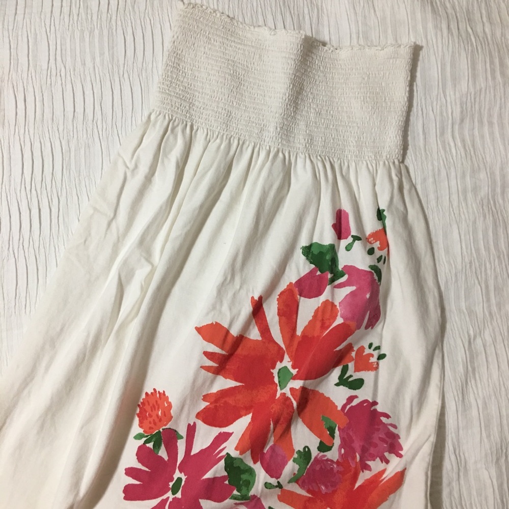 Strapless sundress or swimsuit cover-up